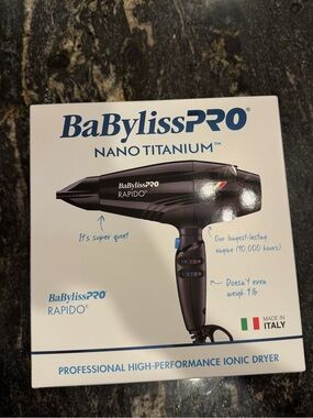 Babyliss Pro nano titanium Rapido! Brand new